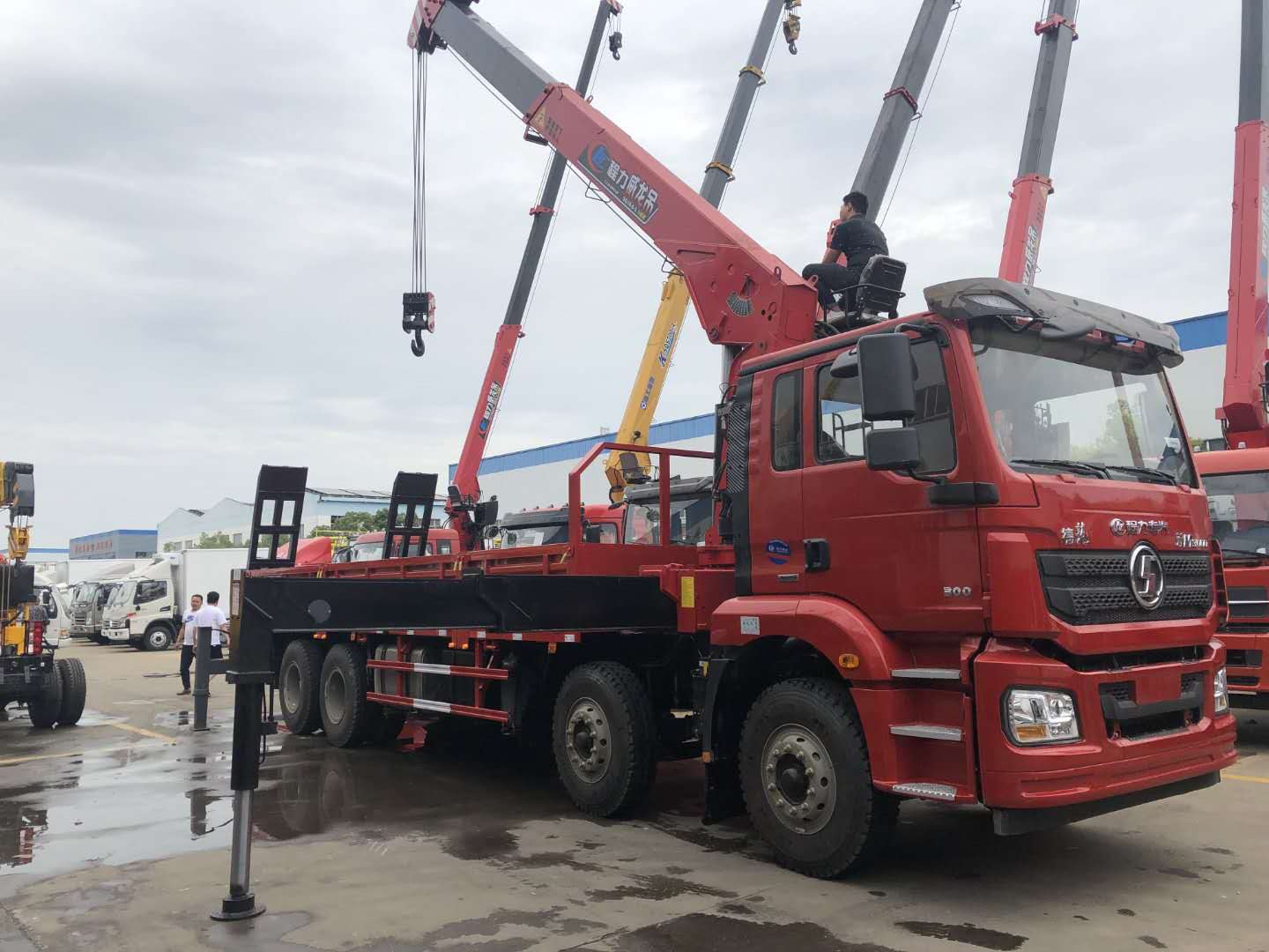 16噸陜汽德龍隨車吊